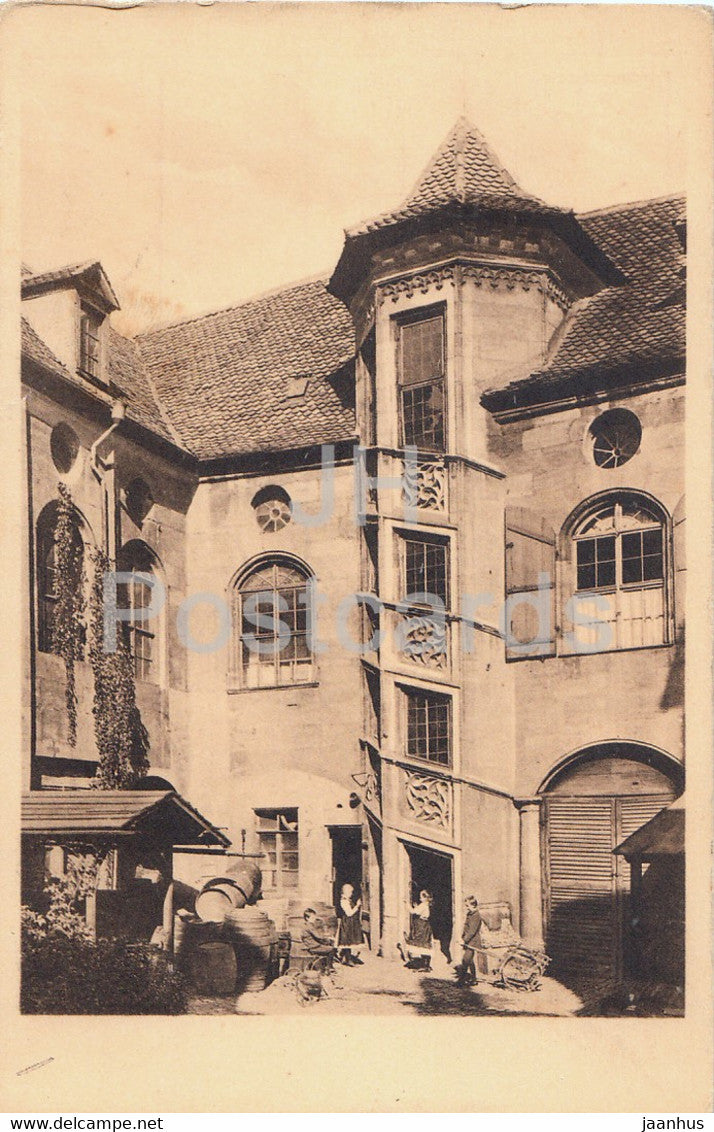 Nurnberg - Hof am ausser Lauferplatz 17 - old postcard - Germany - unused - JH Postcards