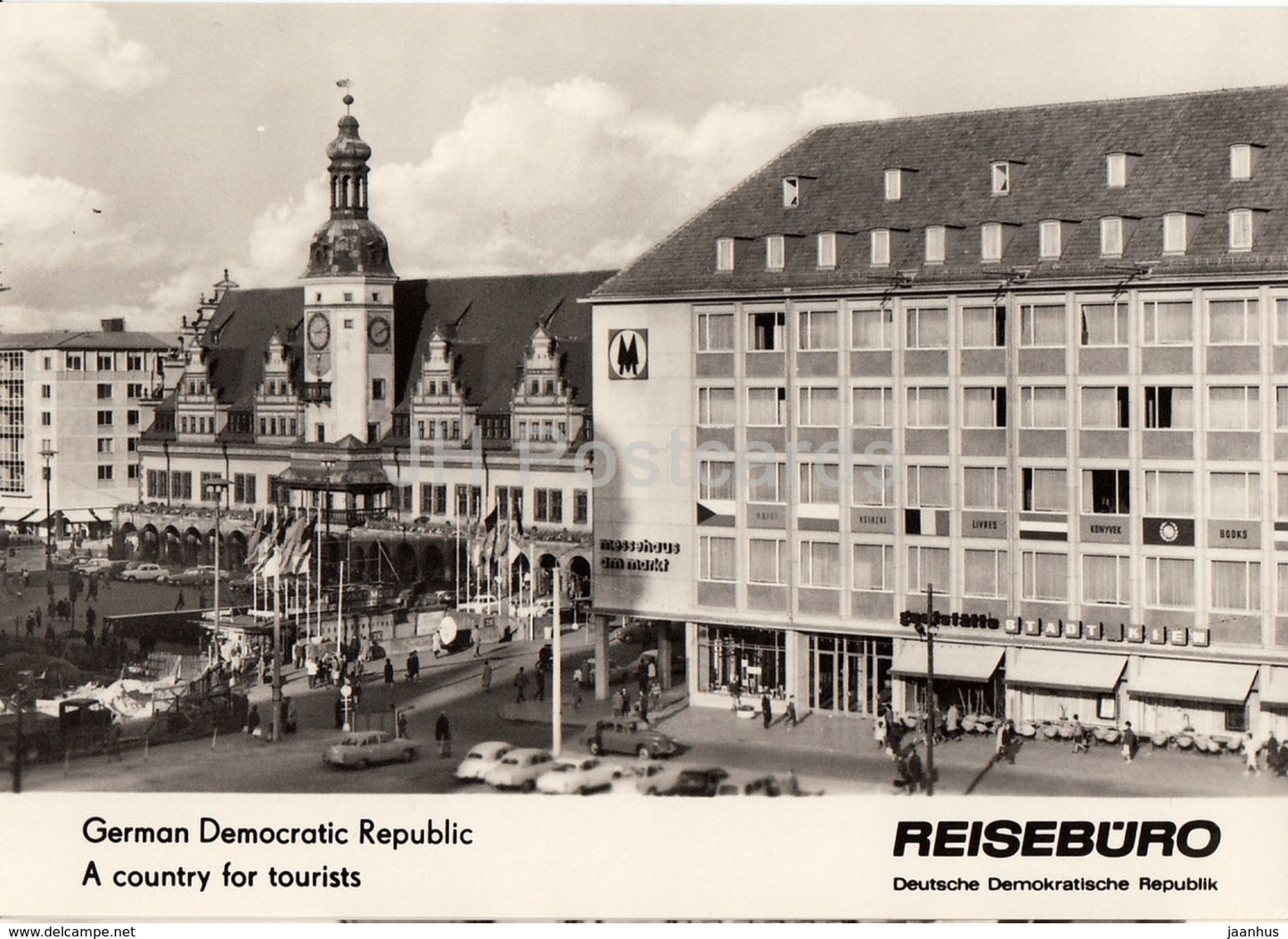 Leipzig - Messehaus Am Markt - Fair building am Markt - REISEBÜRO - 1964 - DDR - Germany - unused - JH Postcards