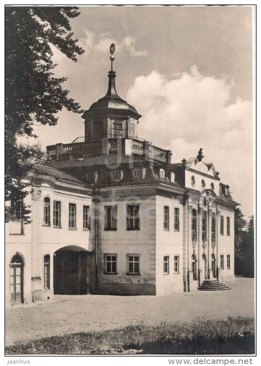 Weimar - Schloss Belvedere - castle - Arbeiterfestspiele der DDR - Germany - 1968 gelaufen - JH Postcards