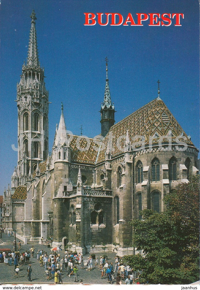 Budapest - Matthias church - 1998 - Hungary - used - JH Postcards