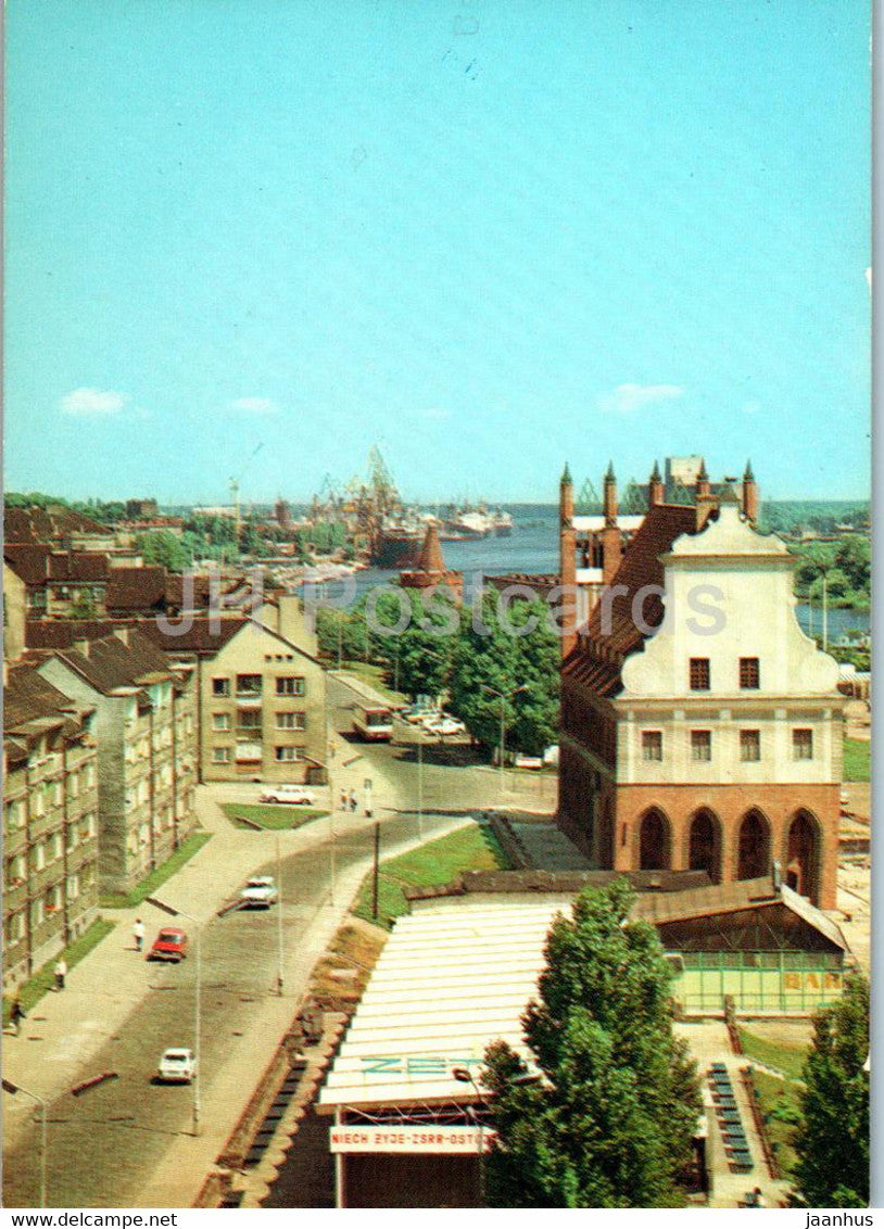 Szczecin - Nad Odra - gotycki Ratusz Staromiejski - Poland - unused - JH Postcards