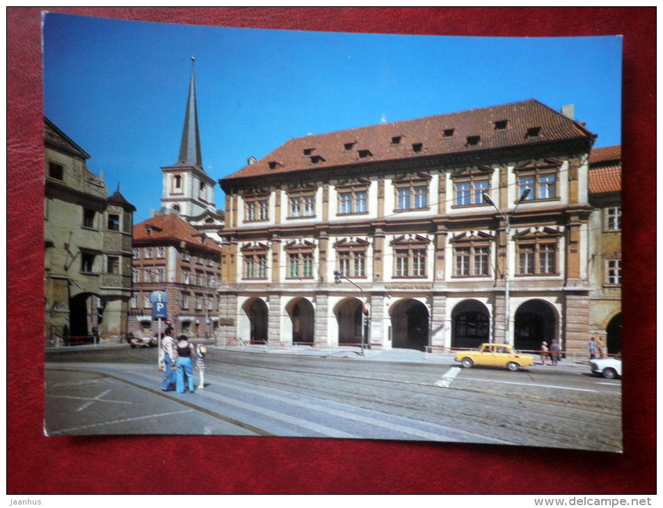 Former Mala Strana Town Hall at Mala Strana square - Prague - CZECH REPUBLIC, CZECHOSLOVAKIA - unused - JH Postcards