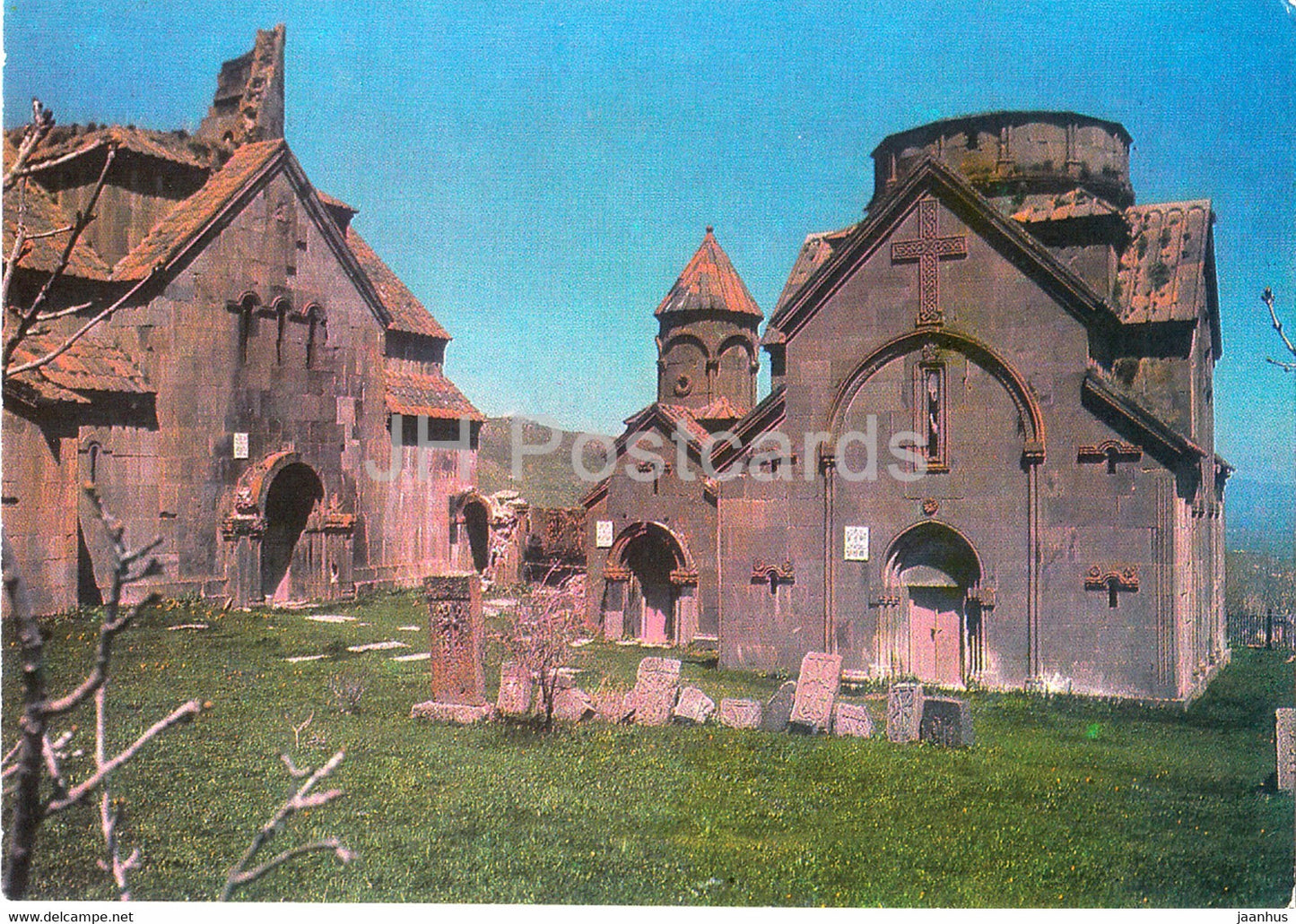 Tsaghkadzor - Chekaris monastery - 1978 - postal stationery - Armenia USSR - unused - JH Postcards