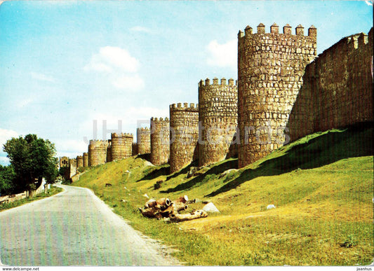 Avila - Murallas - Walls - 2010 - Spain - used - JH Postcards