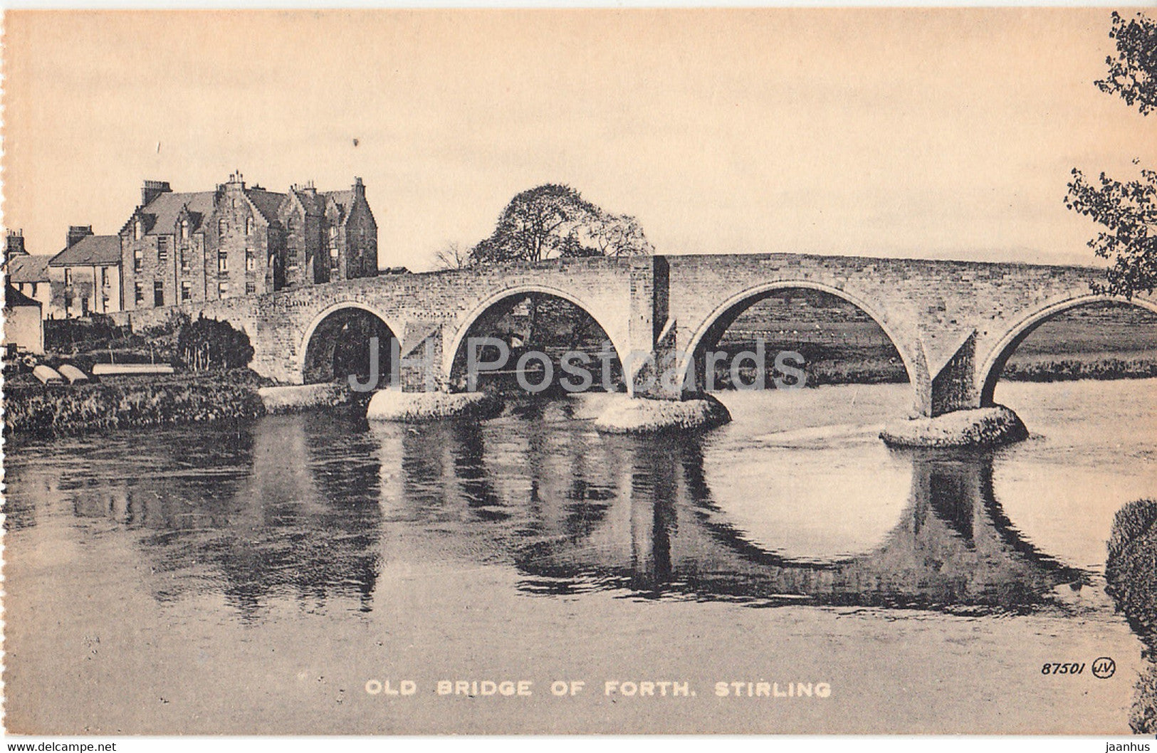 Stirling - Old Bridge of Forth - 87501 - old postcard - Scotland - United Kingdom - unused - JH Postcards