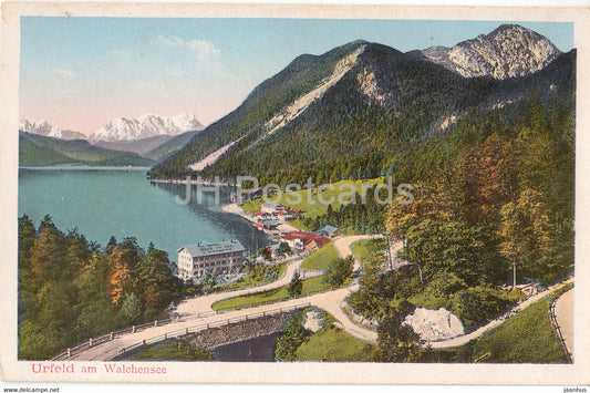 Urfeld am Walchensee - old postcard - Germany - used - JH Postcards