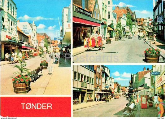 Gagaden i Tonder - The streets in Tonder - 1978 - Denmark - used - JH Postcards