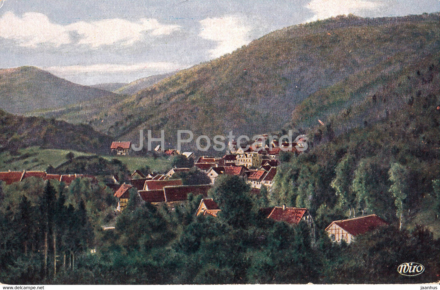 Kurort Sulzhayn - Sudharz - Das Heiland - Wiro Kunstlerkarte - old postcard - Germany - unused - JH Postcards