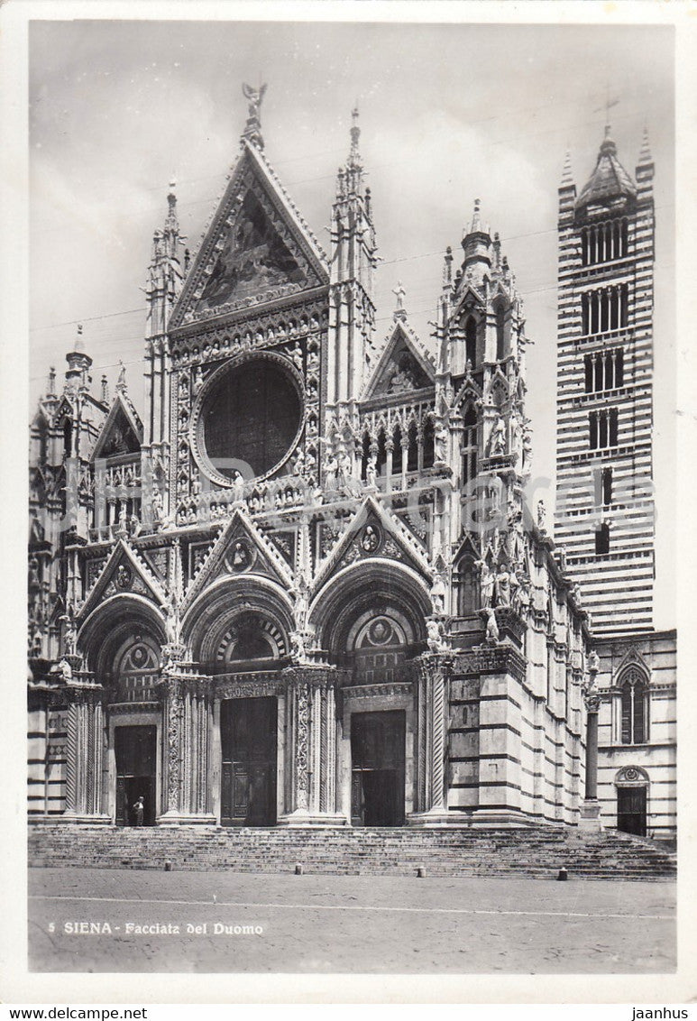 Siena - Facciata del Duomo - cathedral - 5 - Italy - unused - JH Postcards