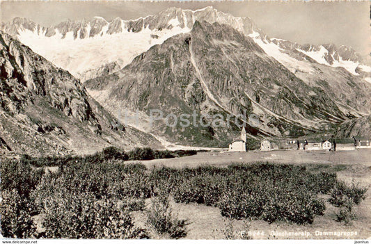 Goscheneralp - Dammagruppe - 8944 - old postcard - Switzerland - unused - JH Postcards