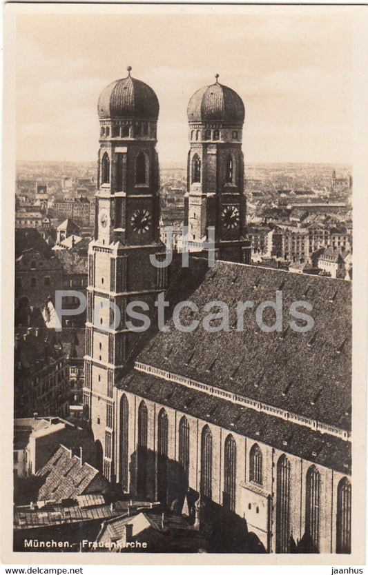 Munchen - Frauenkirche - Munich - 23 - old postcard - Germany - unused - JH Postcards