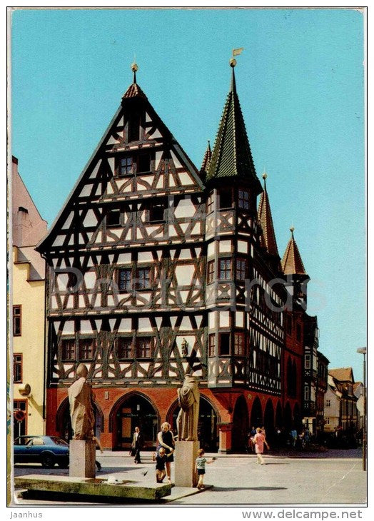 Fulda - Rathaus - town hall - Germany - 1978 gelaufen - JH Postcards