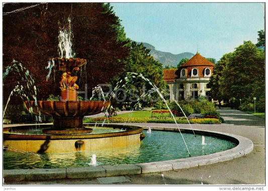 Weltkurort Bad Reichenhall - Kurpark - 823 - Germany - 1975 gelaufen - JH Postcards