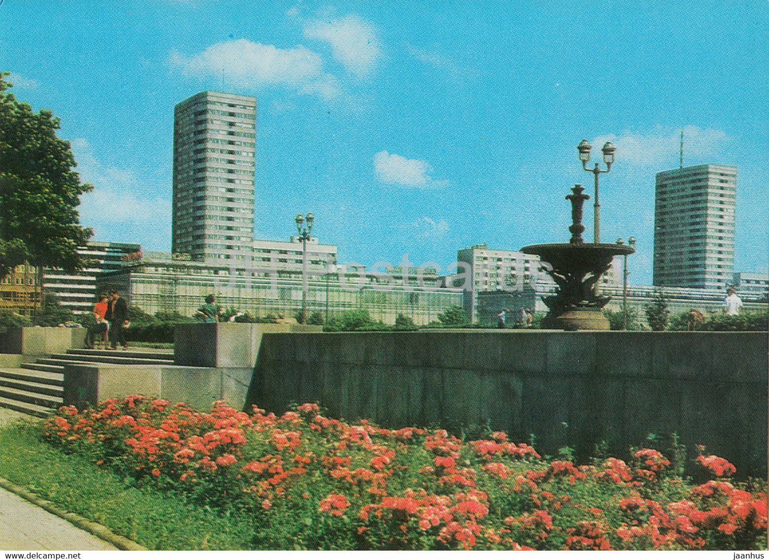 Warsaw - Warszawa - View from Defilad Square on Marszalkowska street - Poland - unused - JH Postcards