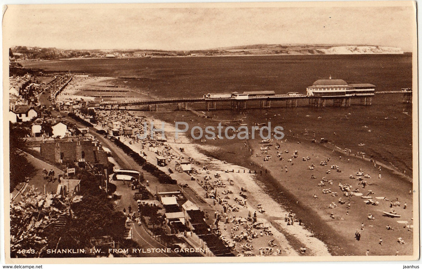 Shanklin I.W. from Rylstone Gardens - 4643 - 1952 - United Kingdom - England - used - JH Postcards