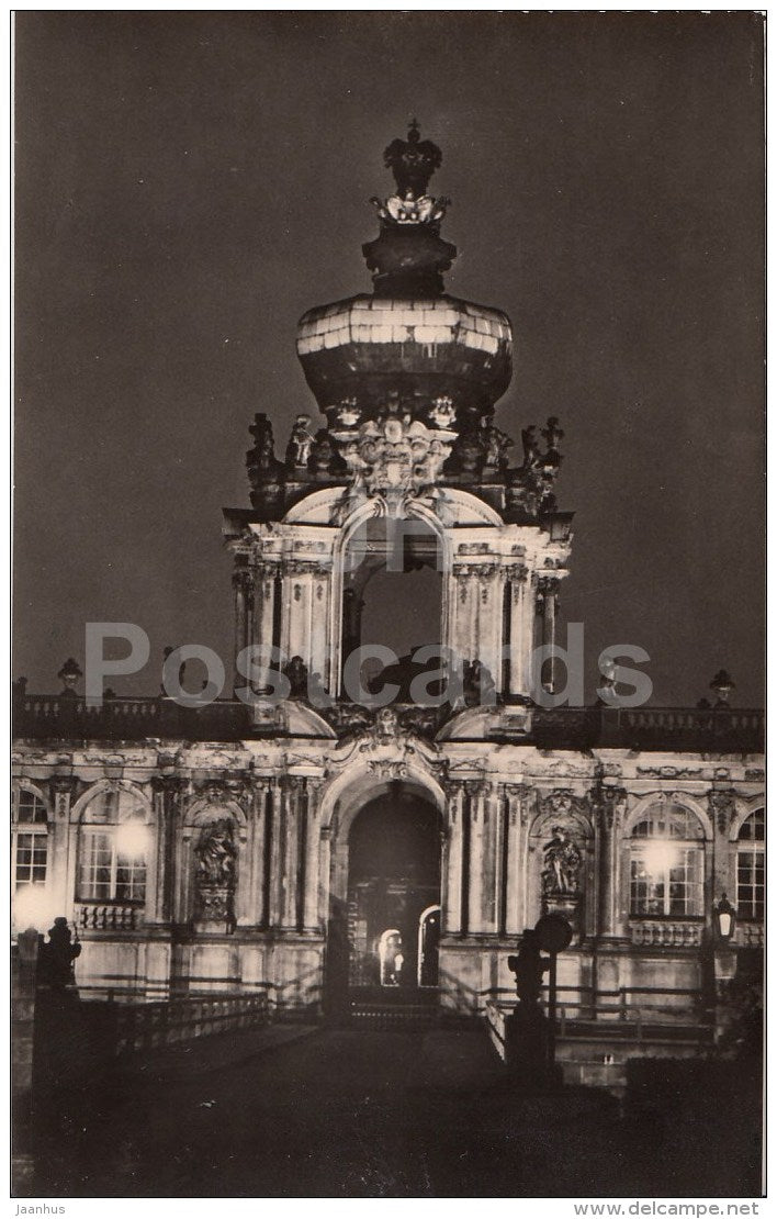 Dresden - Zwinger - Kronentor - Cron Gate - Germany - unused - JH Postcards