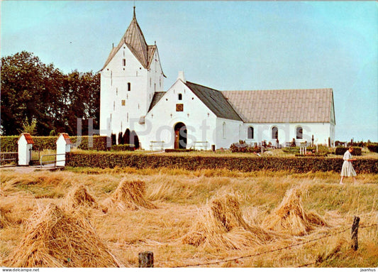 Romo Kirke - church - 630 - Denmark - unused - JH Postcards