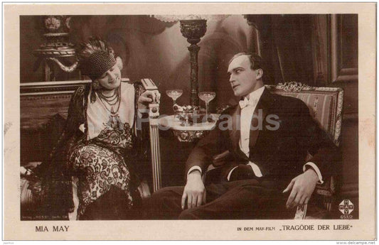 movie actress Mia May - Tragödie der Liebe - Verlag Ross - film - 653/2 - Germany - unused - JH Postcards