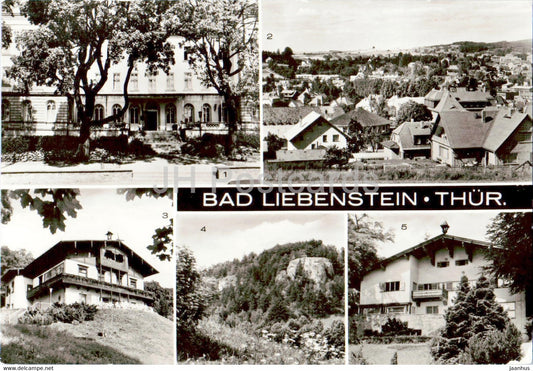 Bad Liebenstein - Kurheim Albert Schweitzer - Heimgaststatte Feodora - Dr Salvador Allende - 1980 - Germany DDR - used - JH Postcards