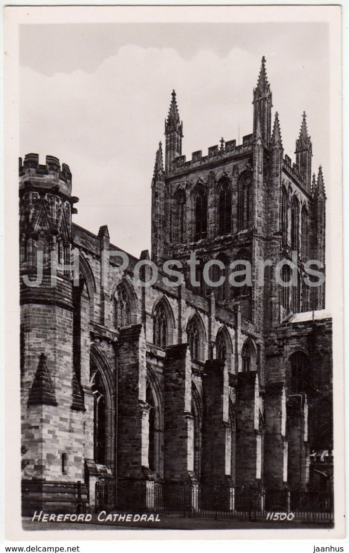 Hereford Cathedral - 11500 - 1952 - United Kingdom - England - used - JH Postcards