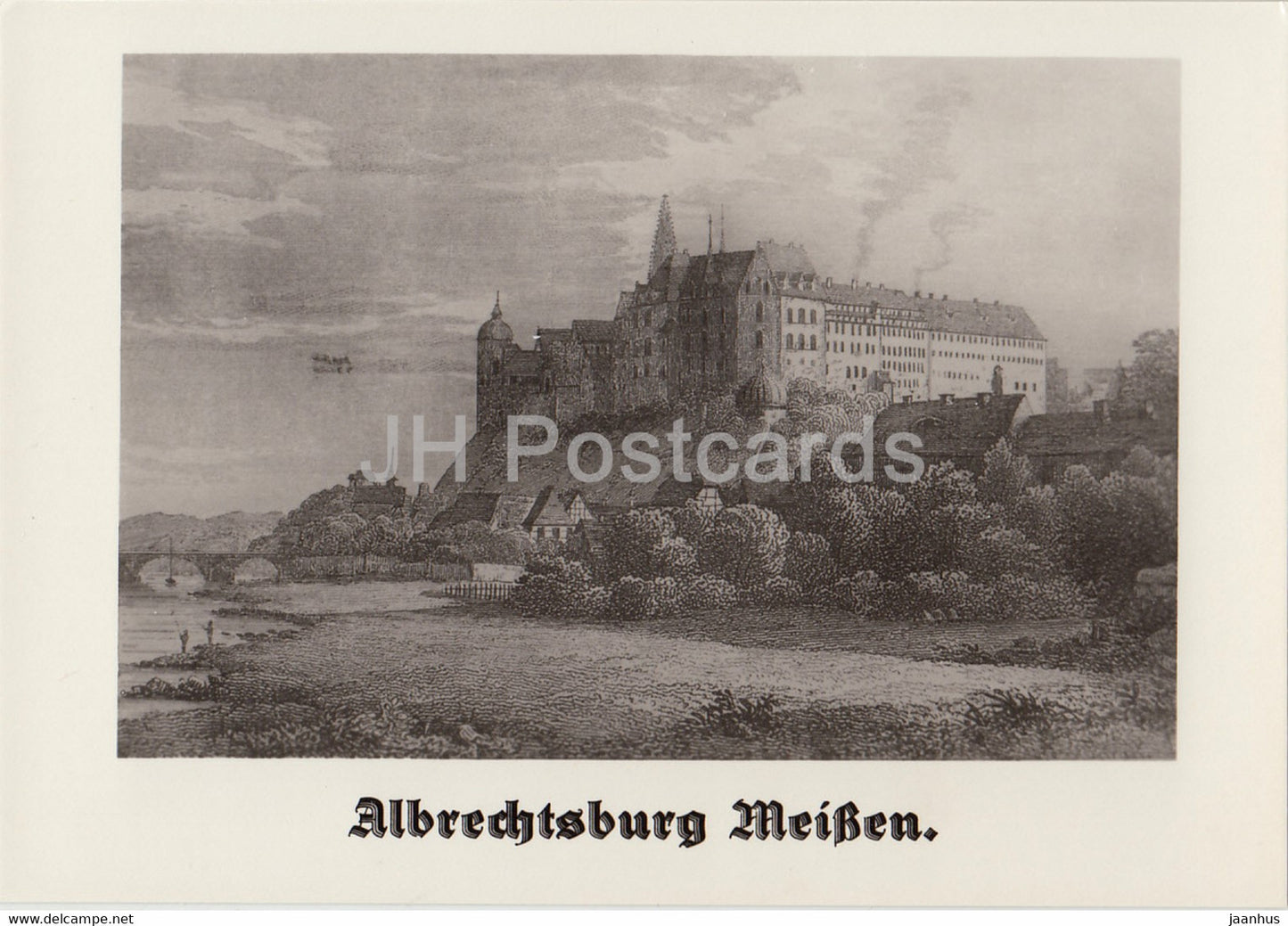 Albrechtsburg Meissen - Sachsische Burgen - Saxon Castles - DDR Germany - unused - JH Postcards