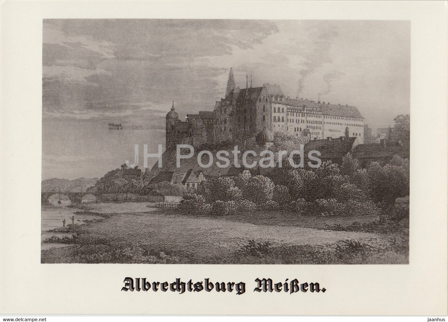 Albrechtsburg Meissen - Sachsische Burgen - Saxon Castles - DDR Germany - unused - JH Postcards