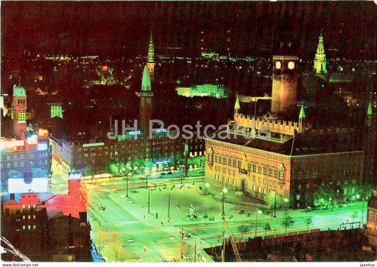 View of Copenhagen from SAS Hotel - 109 - Denmark - unused - JH Postcards