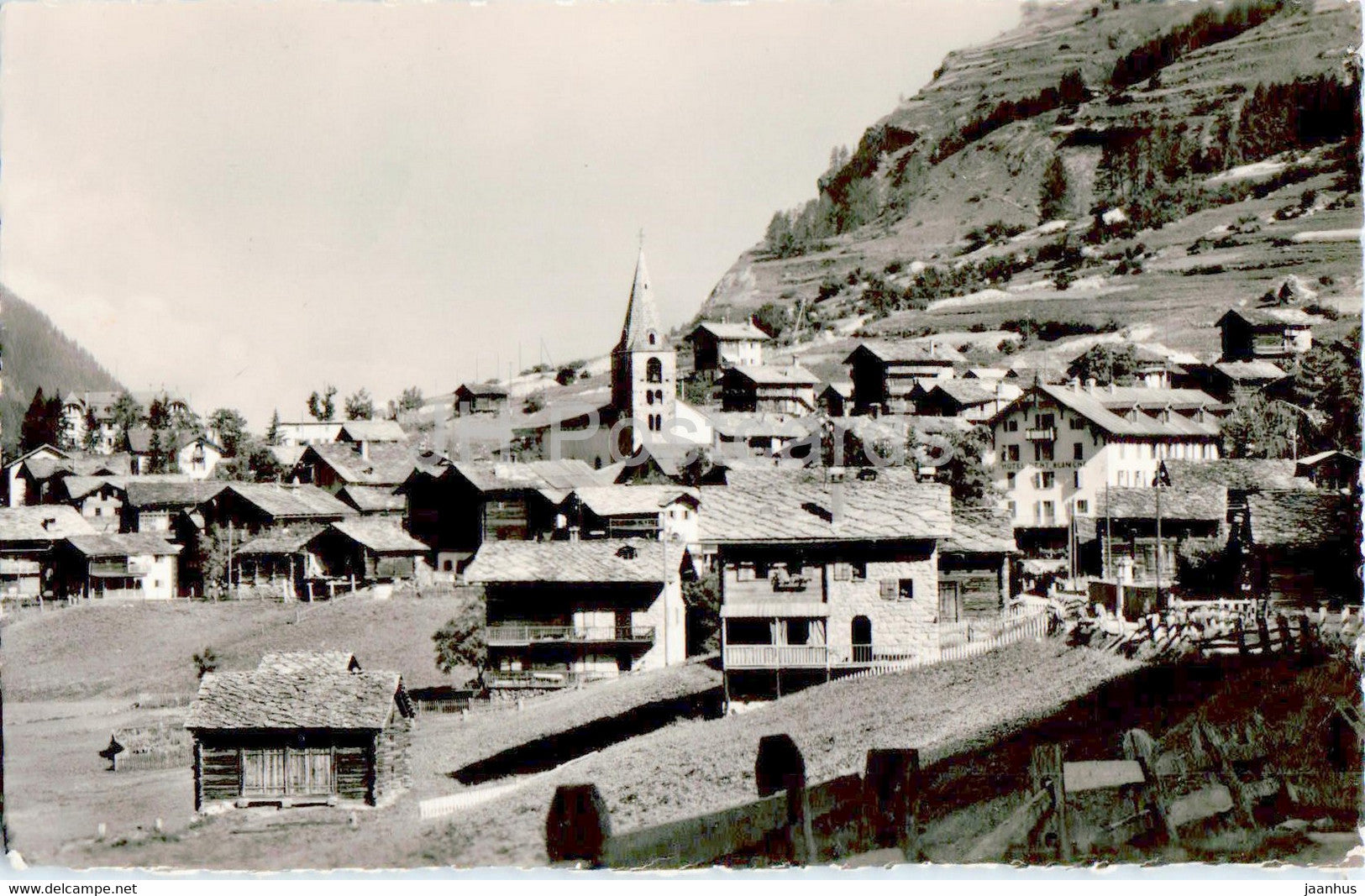 Evolene - Val d' Herens - 9360 - 1951 - old postcard - Switzerland - used - JH Postcards