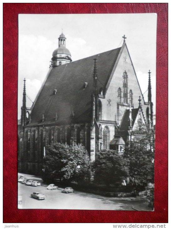 Thomaskirche - Messestadt Leipzig - Church of St. Thomas - Germany - unused - JH Postcards