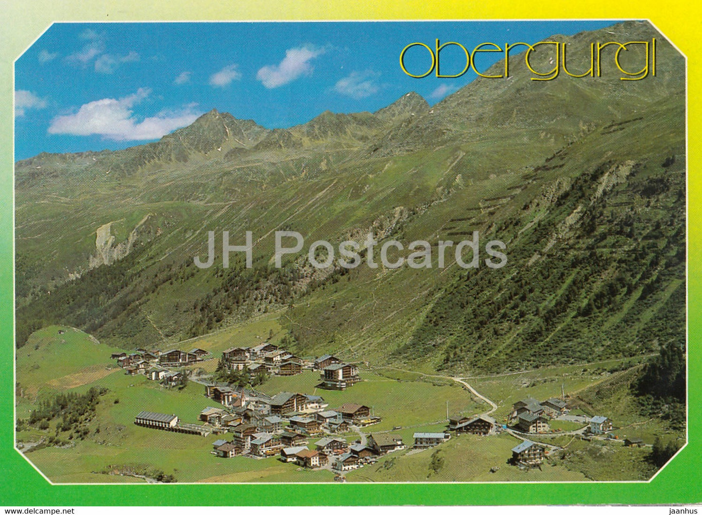 Obergurgl 1930 m - Sommer in Tirol - 1999 - Austria - used - JH Postcards