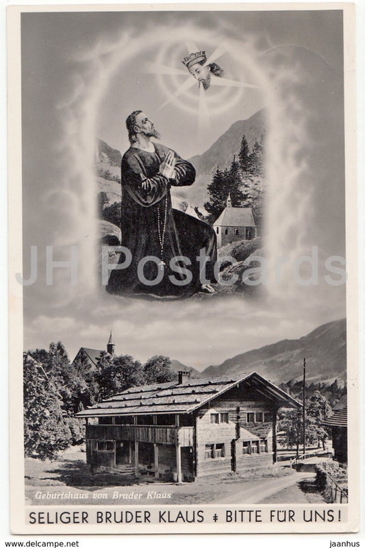 Geburtshaus von Bruder Klaus - Seliger Bruder Klaus - 412 - Switzerland - 1935 - used - JH Postcards