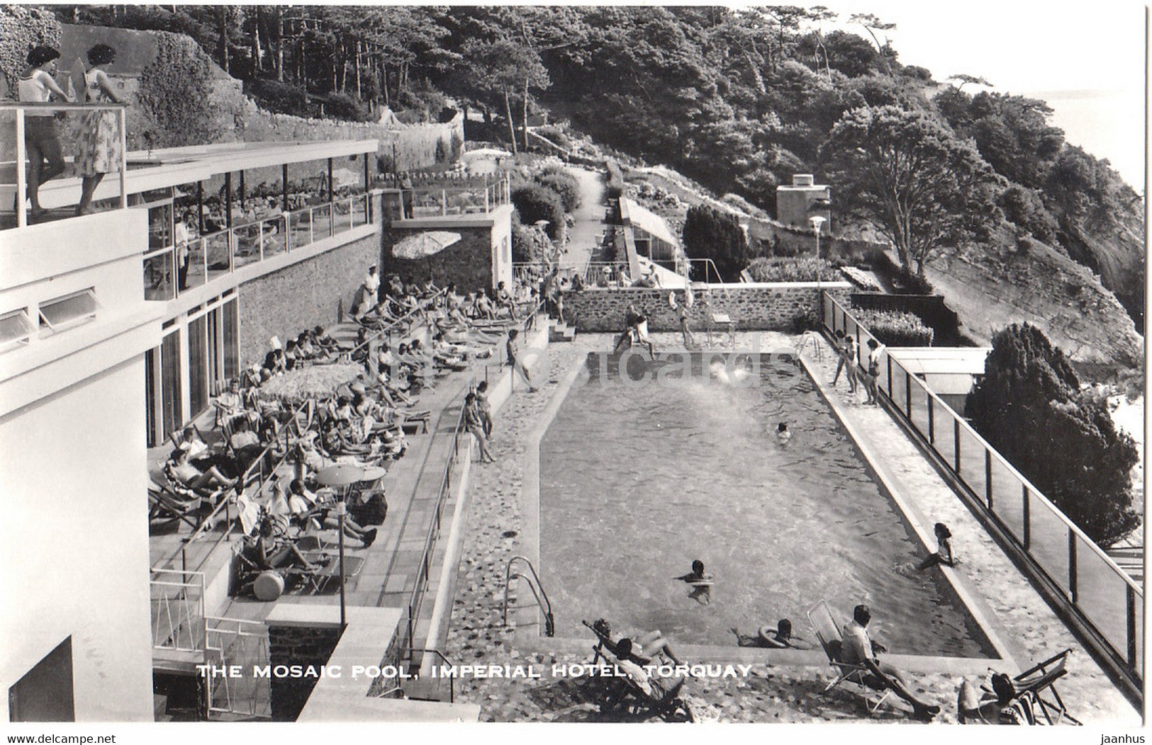 Torquay - The Mosaic Pool - Imperial Hotel - England - United Kingdom - unused - JH Postcards