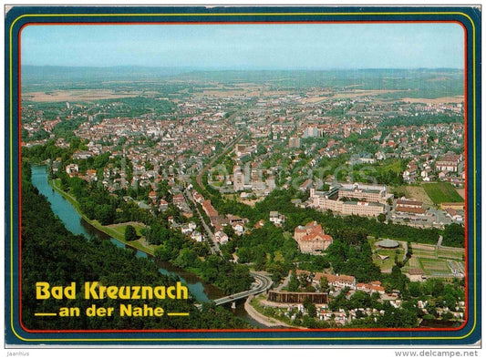 Bad Kreuznach , an der Nahe - Ältestes Radon-Solbad der Welt - 6550 - Germany - 1992 gelaufen - JH Postcards