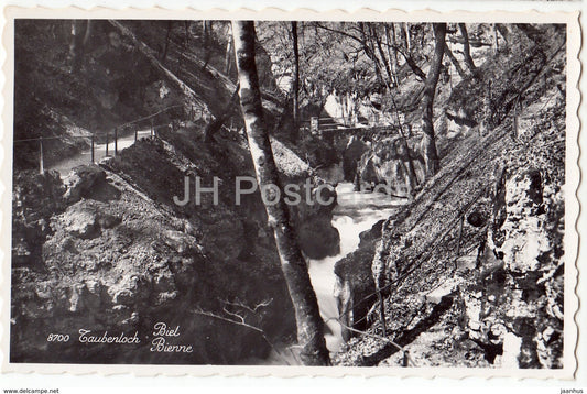 Biel - Bienne -Taubenloch - 8700 - Switzerland - 1953 - used - JH Postcards