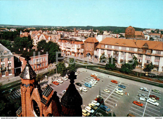 Slupsk - plac Zwyciestwa - Victory square - Poland - unused - JH Postcards