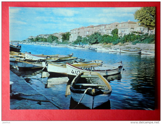 The Port - boats - Sozopol - Bulgaria - unused - JH Postcards