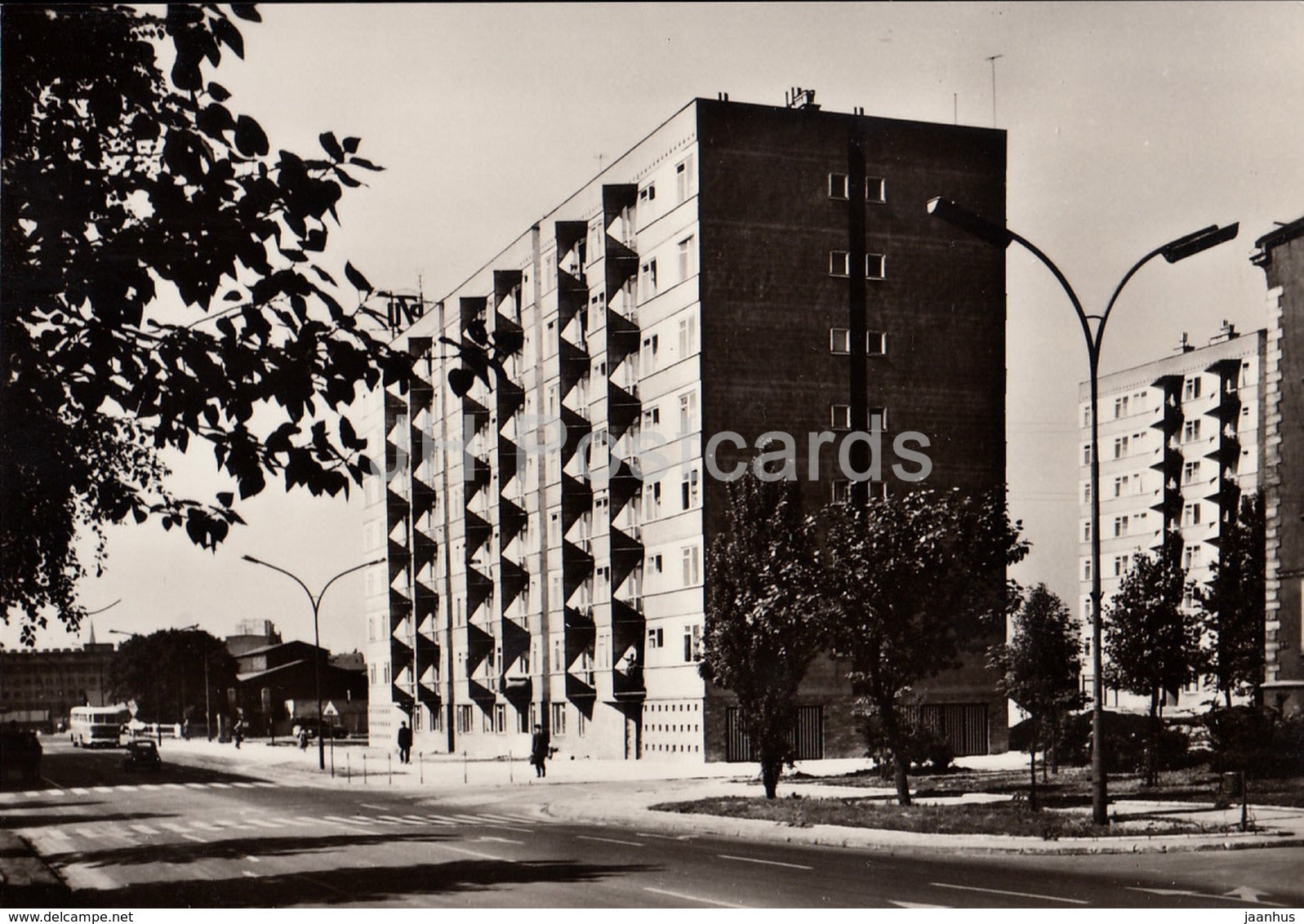 Katowice - Apartment blocks at Aleksandra Zawadzkiego Street - Poland - unused