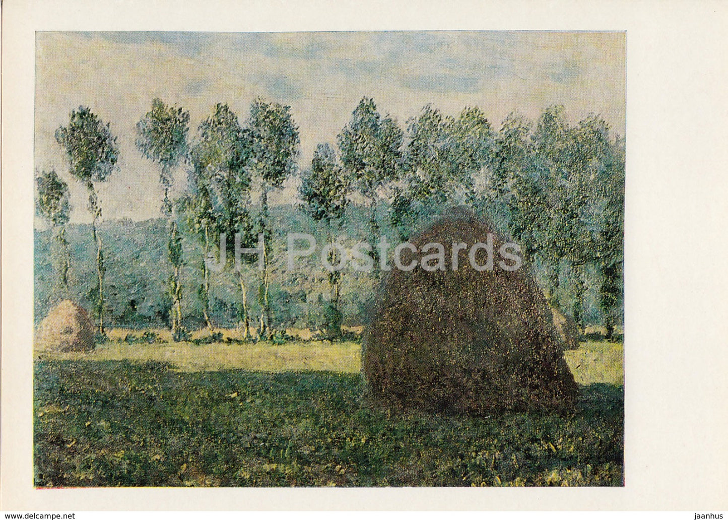 painting by Claude Monet - Haystack at Giverny - French art - 1982 - Russia USSR - unused