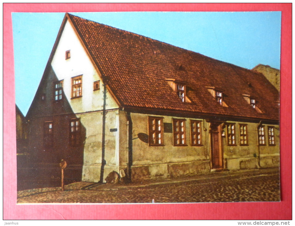 House of Peter I at Sudmalis street - Liepaja - Latvia USSR - unused - JH Postcards