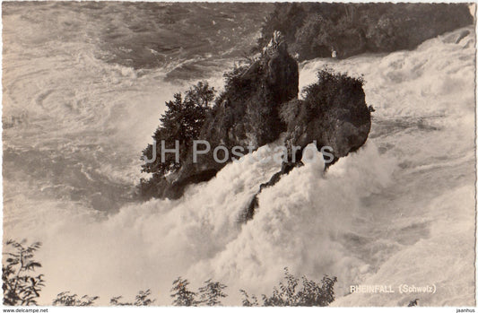 Rheinfall Schweiz - Orientierung uber den Rheinfall - 125 - Switzerland - old postcard - unused - JH Postcards