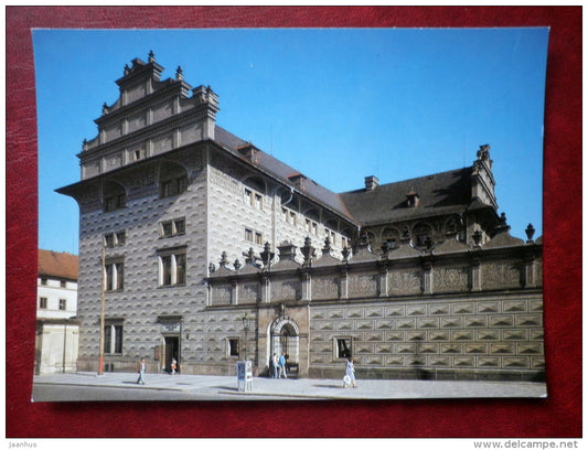 Schwarzenberg Palace at Hradcany square - Prague - CZECH REPUBLIC, CZECHOSLOVAKIA - unused - JH Postcards