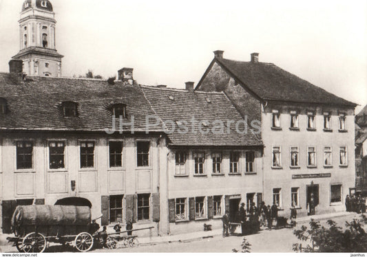 Greiz - Gerichtsstrasse ,  jetzt Rathenau Platz - Historische Fotografien - DDR Germany - unused - JH Postcards