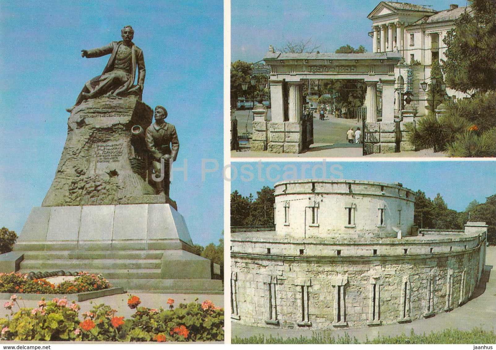 Sevastopol -  monument to admiral Kornilov - Malakhov mound - Crimea - postal stationery - 1985 - Ukraine USSR - unused - JH Postcards