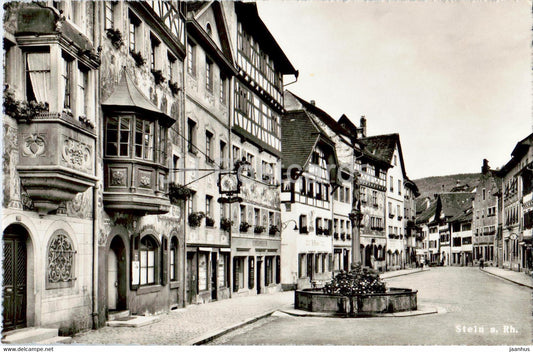 Stein a Rhein - 2132 - old postcard - 1951 - Switzerland - used - JH Postcards