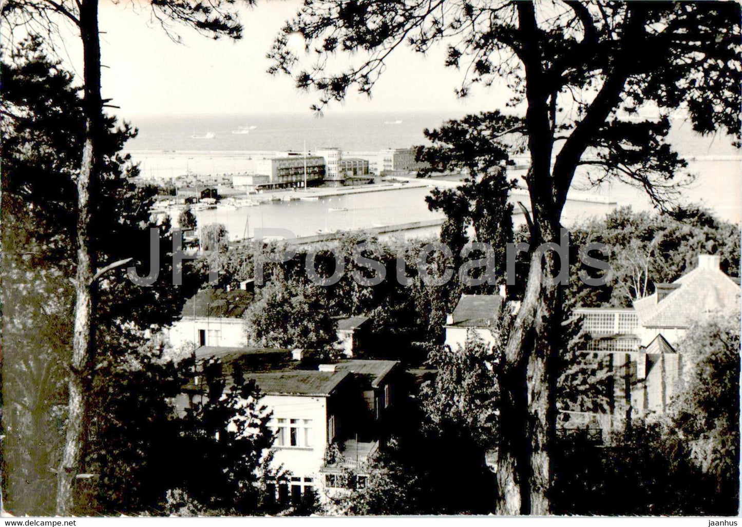 Gdynia - Widok na port - view at the port - Poland - unused - JH Postcards