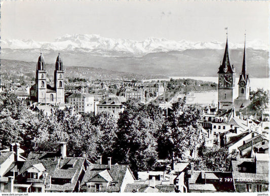 Zurich - 797 - 1946 - old postcard - Switzerland - used - JH Postcards