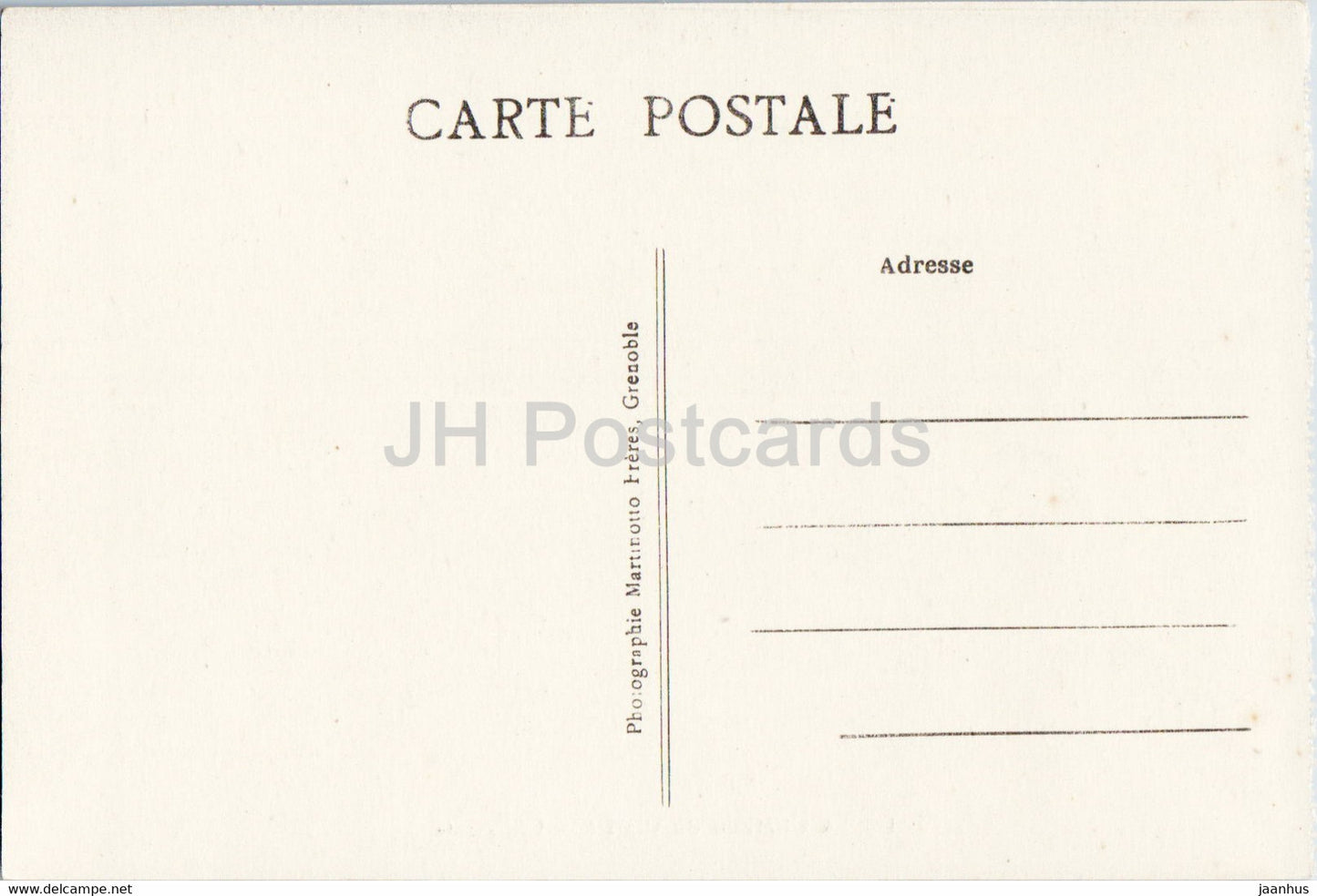 Le Chateau de Vizille - La Cascade - Boot - 113 - alte Postkarte - Frankreich - unbenutzt