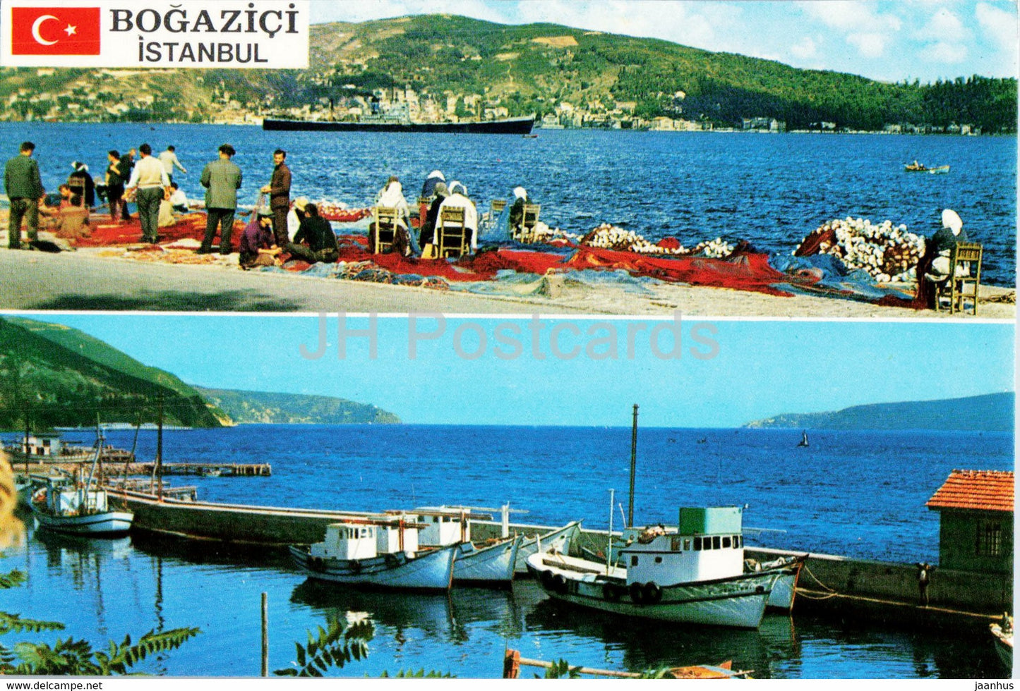 Istanbul - Bogazici - Bosphorus and Rumeli - boat - Keskin - 272 - Turkey - unused - JH Postcards