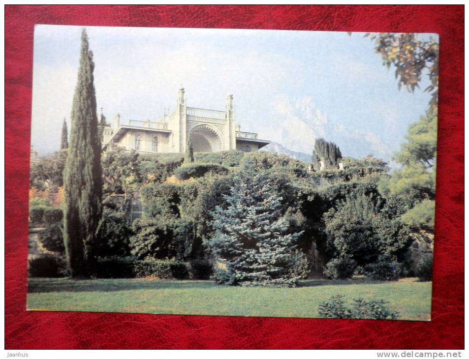 Yalta - Alupka Palace Museum - 1988 - Ukraine - USSR - unused - JH Postcards