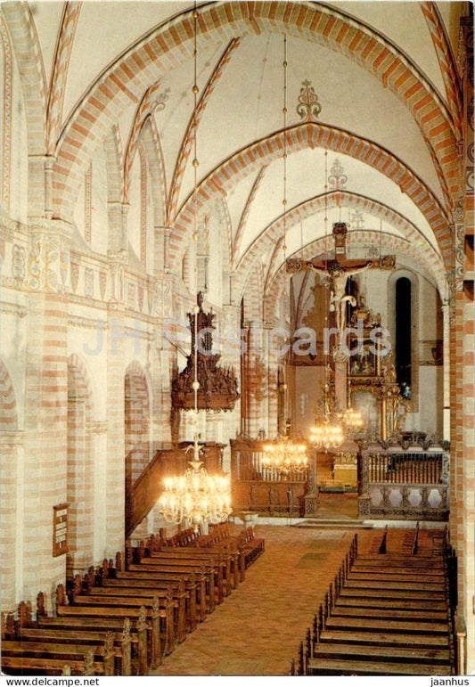 Soro Kirke - Hovedskibet - church - Denmark - unused - JH Postcards